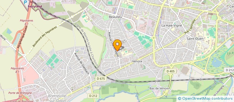 localisation de l'entreprise SYNDICAT COPROPRIETE FONTAINE VENOISES à CAEN
