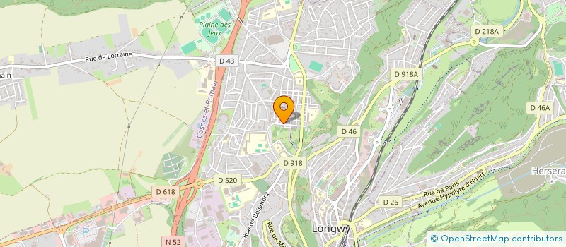 localisation de l'entreprise SYNDICAT COPROPRIETE FRICLOT à LONGWY