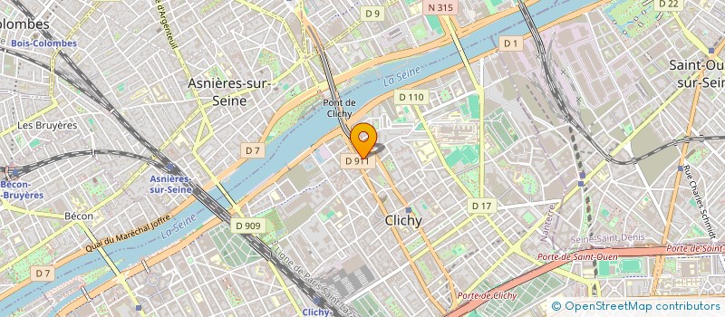 localisation de l'entreprise SYNDICAT COPROPRIETE GABRIEL PERI à CLICHY