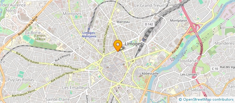 localisation de l'entreprise SYNDICAT COPROPRIETE GENERAL CEREZ à LIMOGES