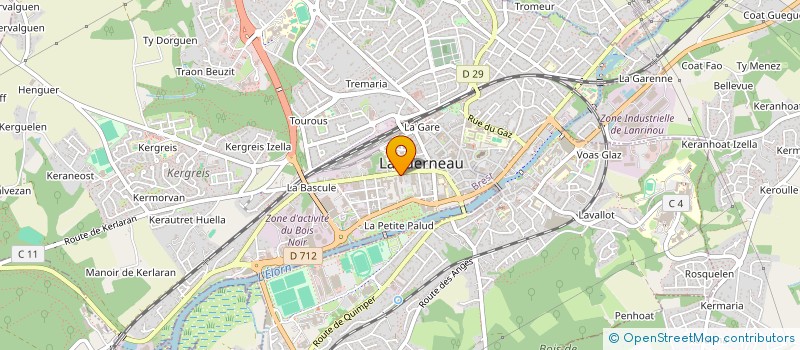 localisation de l'entreprise SYNDICAT COPROPRIETE HABITAT à LANDERNEAU