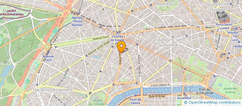 localisation de l'entreprise SYNDICAT COPROPRIETE IENA  PARIS