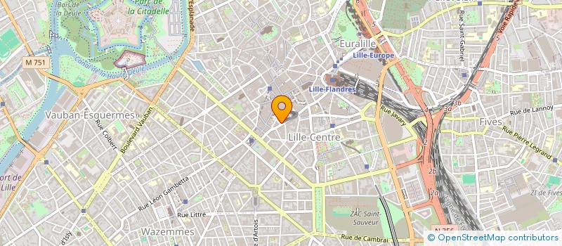 localisation de l'entreprise SYNDICAT COPROPRIETE IMM 132 R MOLINEL à LILLE