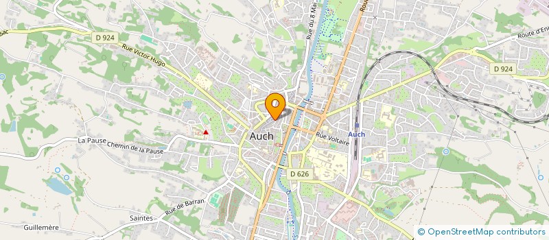 localisation de l'entreprise SYNDICAT COPROPRIETE IMM BONDEL  AUCH