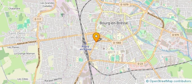 localisation de l'entreprise SYNDICAT COPROPRIETE IMM LE JEAN JAURES à BOURG-EN-BRESSE