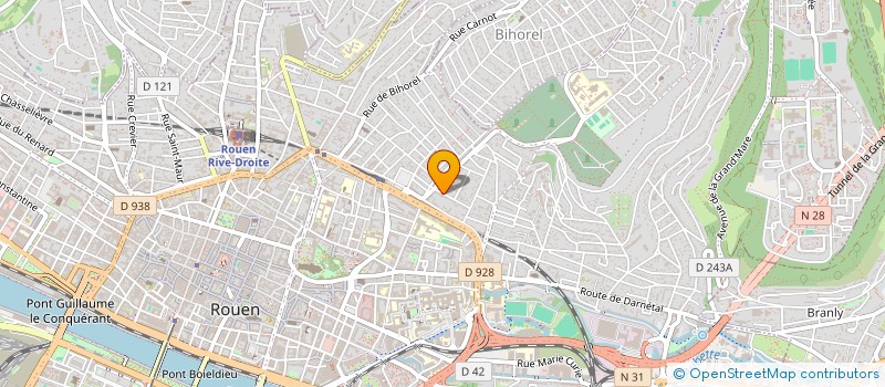 localisation de l'entreprise SYNDICAT COPROPRIETE IMM LE PANORAMIQUE à ROUEN