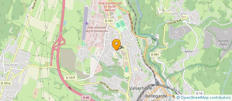 localisation de l'entreprise SYNDICAT COPROPRIETE IMM LES COLIBRIS à VALSERHONE