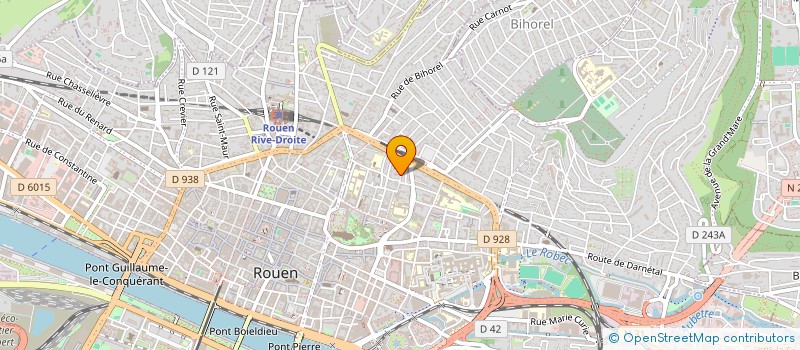 localisation de l'entreprise SYNDICAT COPROPRIETE IMM LES PERVENCHES à ROUEN