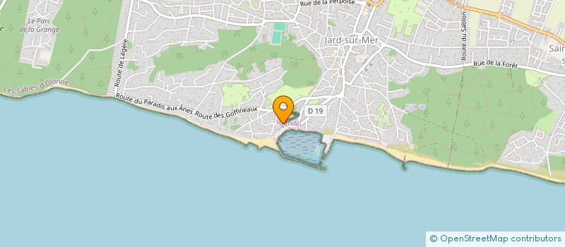 localisation de l'entreprise SYNDICAT COPROPRIETE IMMEUBLE ATLANTIC  JARD-SUR-MER