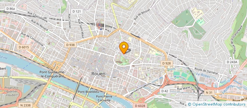 localisation de l'entreprise SYNDICAT COPROPRIETE IMMEUBLE BOURG ABBE à ROUEN