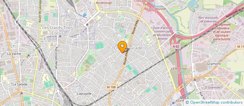 localisation de l'entreprise SYNDICAT COPROPRIETE IMMEUBLE CABARETTE à TOULOUSE