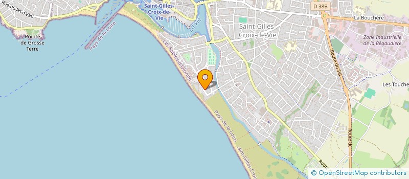 localisation de l'entreprise SYNDICAT COPROPRIETE IMMEUBLE CONCORDE  SAINT-GILLES-CROIX-DE-VIE