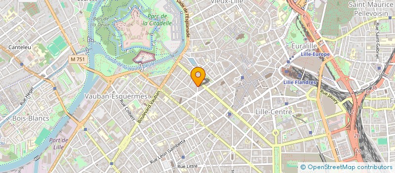 localisation de l'entreprise SYNDICAT COPROPRIETE IMMEUBLE DELATTRE à LILLE