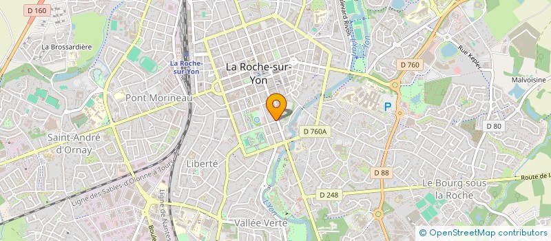 localisation de l'entreprise SYNDICAT COPROPRIETE IMMEUBLE GALLIENI à LA ROCHE-SUR-YON