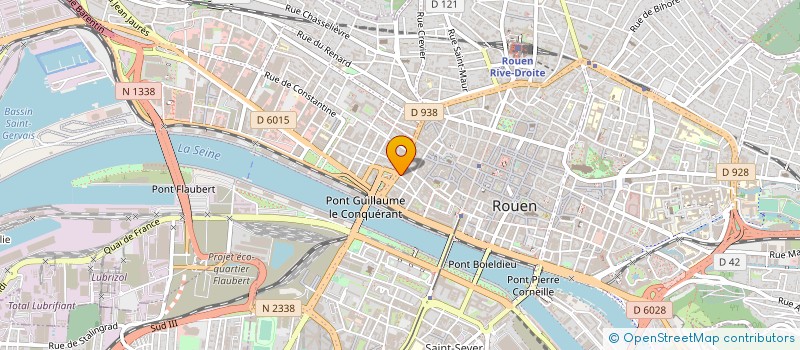 localisation de l'entreprise SYNDICAT COPROPRIETE IMMEUBLE LE BELGE à ROUEN