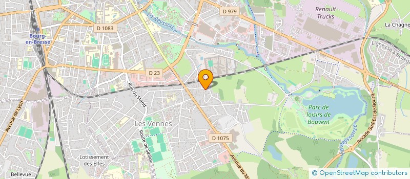 localisation de l'entreprise SYNDICAT COPROPRIETE IMMEUBLE LE BOUVENT à BOURG-EN-BRESSE