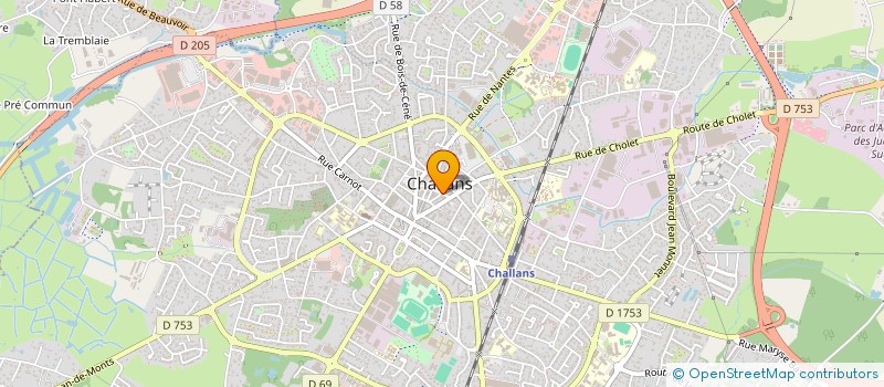 localisation de l'entreprise SYNDICAT COPROPRIETE IMMEUBLE MAGUY à CHALLANS