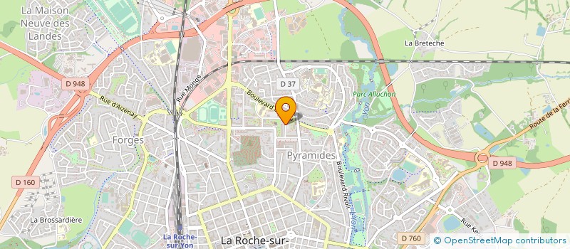 localisation de l'entreprise SYNDICAT COPROPRIETE IMMEUBLE ST HUBERT à LA ROCHE-SUR-YON