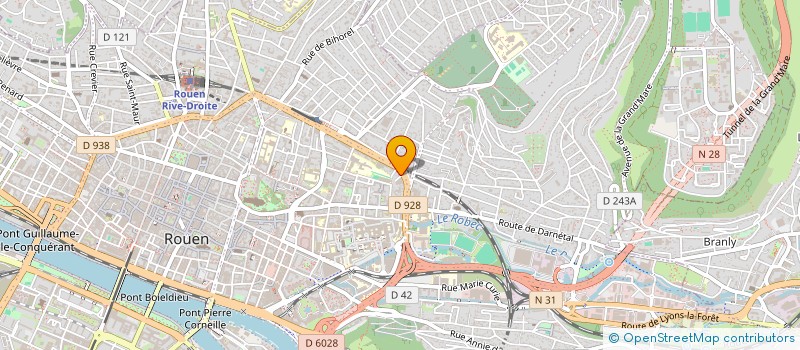 localisation de l'entreprise SYNDICAT COPROPRIETE IMMEUBLE VERDUN à ROUEN