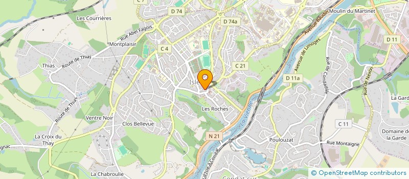 localisation de l'entreprise SYNDICAT COPROPRIETE ISLE SAINT MARTIN 2  ISLE