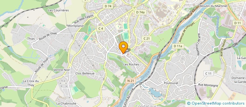 localisation de l'entreprise SYNDICAT COPROPRIETE ISLE ST MARTIN UN  ISLE