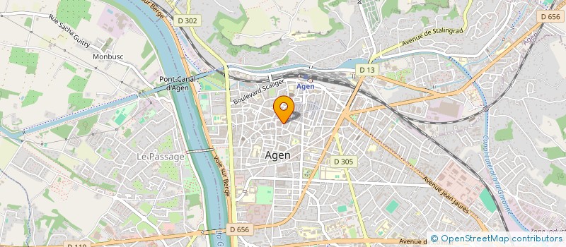 localisation de l'entreprise SYNDICAT COPROPRIETE J.B.DURAND  AGEN