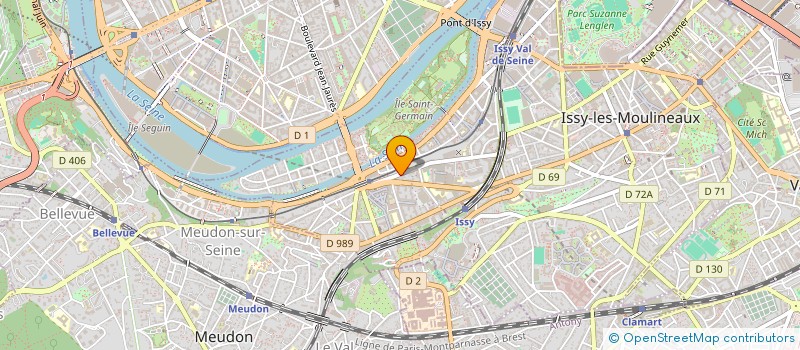 localisation de l'entreprise SYNDICAT COPROPRIETE J. J. ROUSSEAU à ISSY-LES-MOULINEAUX