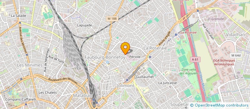 localisation de l'entreprise SYNDICAT COPROPRIETE JARDIN RONSARD à TOULOUSE