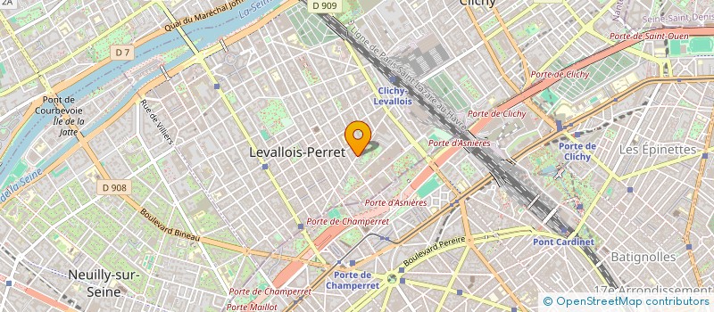 localisation de l'entreprise SYNDICAT COPROPRIETE JEAN JAURES à LEVALLOIS-PERRET