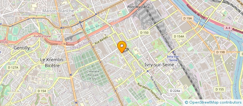 localisation de l'entreprise SYNDICAT COPROPRIETE JEAN LE GALLEU à IVRY-SUR-SEINE