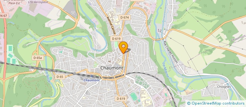 localisation de l'entreprise SYNDICAT COPROPRIETE L'ECUREUIL à CHAUMONT