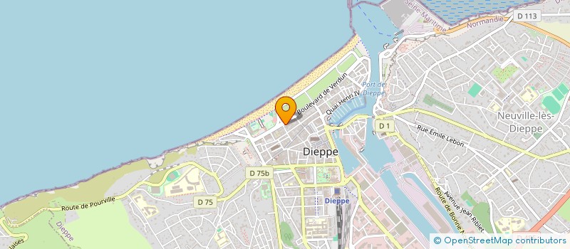 localisation de l'entreprise SYNDICAT COPROPRIETE L'ESPLANADE à DIEPPE