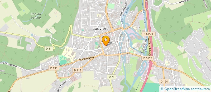 localisation de l'entreprise SYNDICAT COPROPRIETE L'HERITIER  LOUVIERS