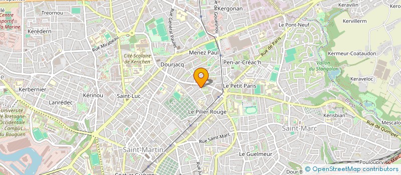 localisation de l'entreprise SYNDICAT COPROPRIETE LA CARAVELLE à BREST