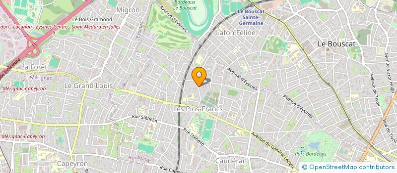 localisation de l'entreprise SYNDICAT COPROPRIETE LA CIGALIERE  BORDEAUX