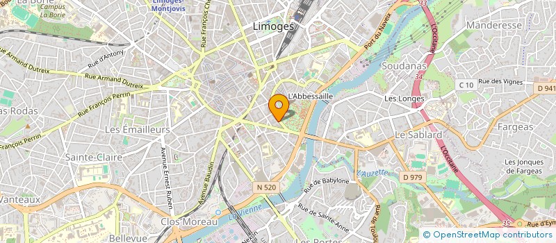 localisation de l'entreprise SYNDICAT COPROPRIETE LA CORDERIE à LIMOGES