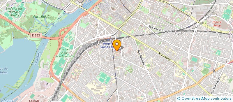 localisation de l'entreprise SYNDICAT COPROPRIETE LA FAYETTE BUREAUX à ANGERS