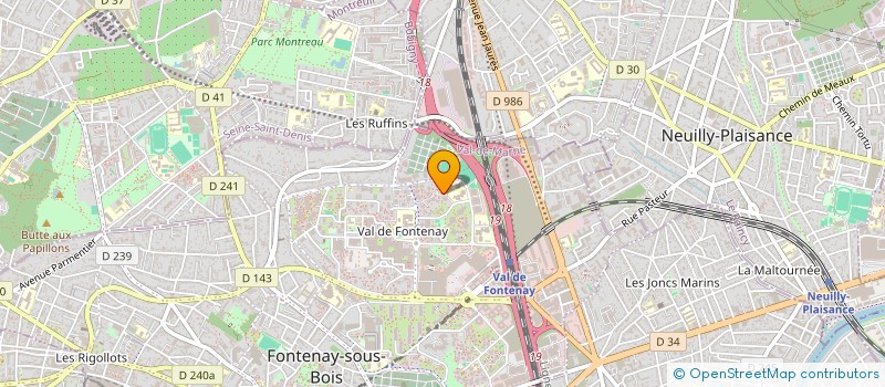 localisation de l'entreprise SYNDICAT COPROPRIETE LA FONTAINE à FONTENAY-SOUS-BOIS