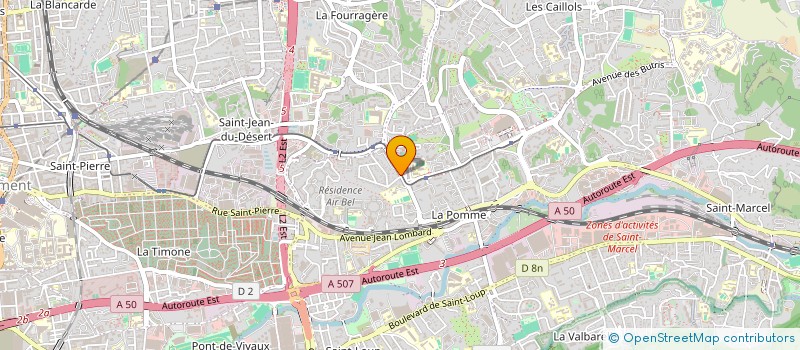localisation de l'entreprise SYNDICAT COPROPRIETE LA GROGNARDE à MARSEILLE