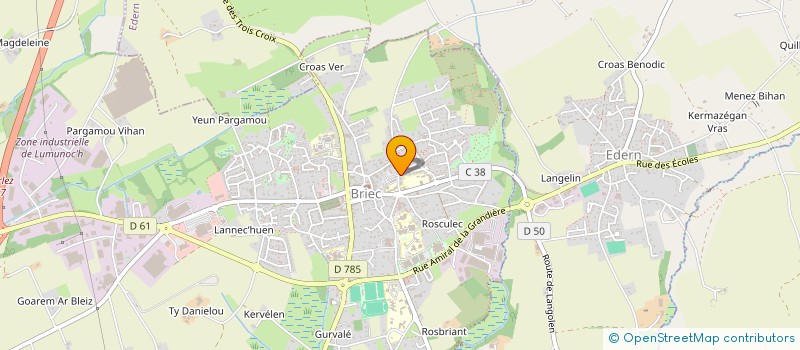 localisation de l'entreprise SYNDICAT COPROPRIETE LA MINOTERIE  BRIEC