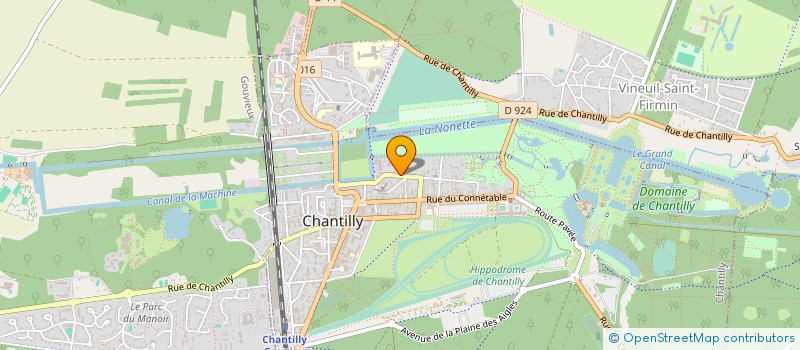 localisation de l'entreprise SYNDICAT COPROPRIETE  LA NURSERY  CHANTILLY