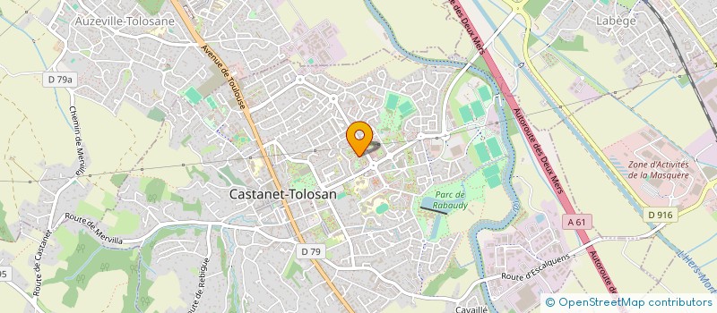 localisation de l'entreprise SYNDICAT COPROPRIETE LA RABAUDIERE à CASTANET-TOLOSAN