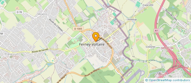 localisation de l'entreprise SYNDICAT COPROPRIETE LA RESIDENCE à FERNEY-VOLTAIRE