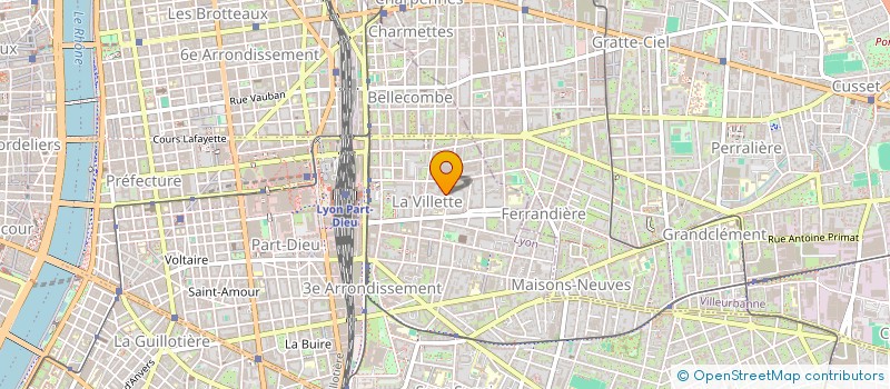 localisation de l'entreprise SYNDICAT COPROPRIETE LE BARABAN  LYON