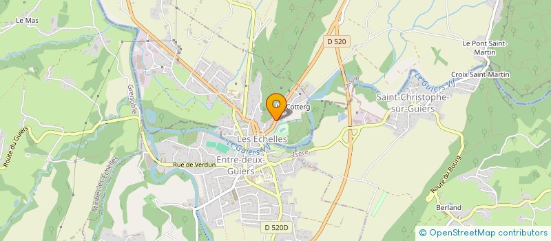 localisation de l'entreprise SYNDICAT COPROPRIETE LE BERTHELOT  LES ECHELLES