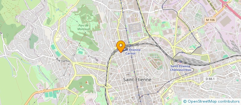 localisation de l'entreprise SYNDICAT COPROPRIETE LE BOURGNEUF  SAINT-ETIENNE