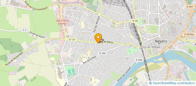 localisation de l'entreprise SYNDICAT COPROPRIETE LE CASTEL à NEVERS