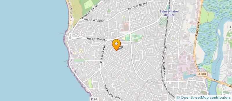 localisation de l'entreprise SYNDICAT COPROPRIETE LE GRAND VOILIER I  SAINT-HILAIRE-DE-RIEZ