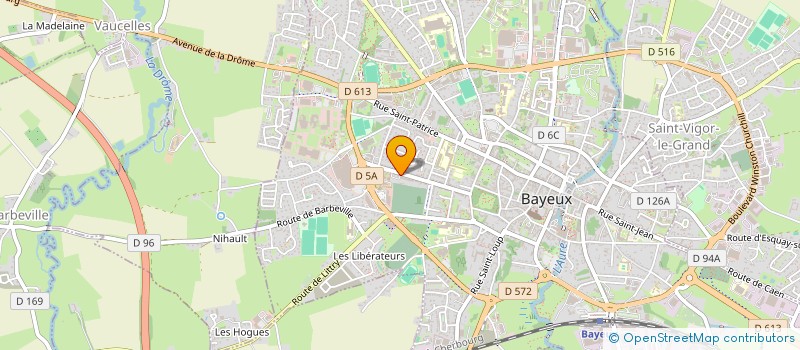 localisation de l'entreprise SYNDICAT COPROPRIETE LE HAMEAU  BAYEUX