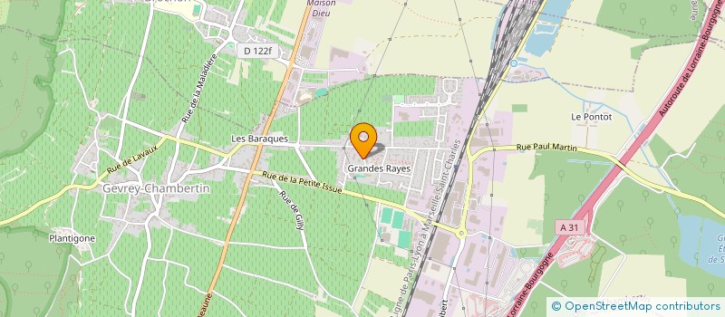 localisation de l'entreprise SYNDICAT COPROPRIETE LE LANCELOT  GEVREY-CHAMBERTIN